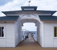 Seebr�cke im Ostseebad G�hren auf der Insel R�gen