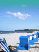 Strandkörbe am Binzer Ostseeatrand